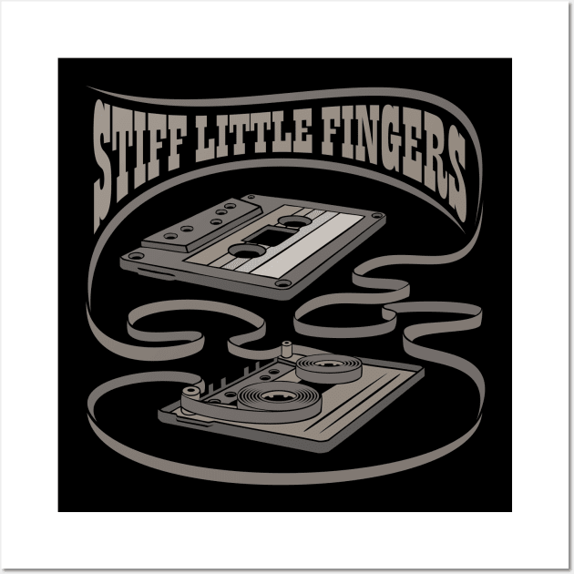 Stiff Little Fingers Exposed Cassette Wall Art by Vector Empire